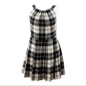 Anthropologie Jill Stuart Wool Plaid Mini Dress Size 8